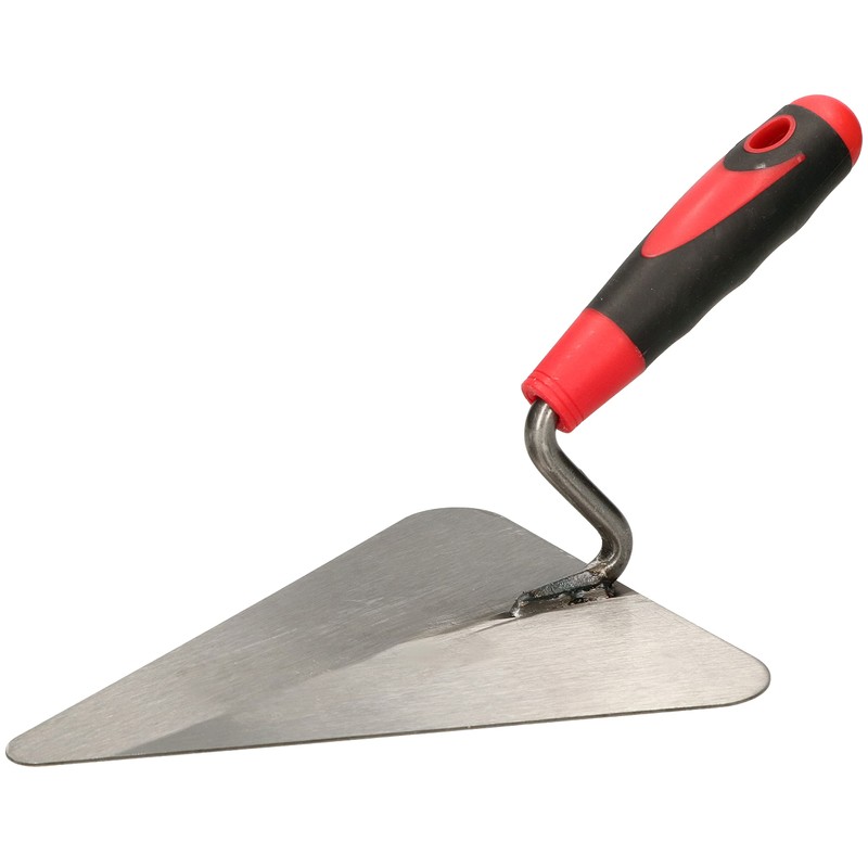 KOTARBAU® Maurer Stainless Steel Triangular Trowel Welded 200 mm Polished