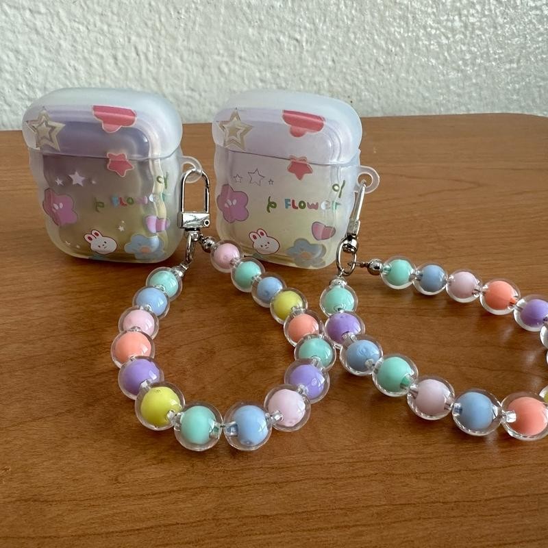 Transparent colorful Graphics AirPods Case Protection