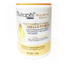 Nutrapel Tratamiento Para Cabello Reseco Con Keratina Nutrapel 1kg