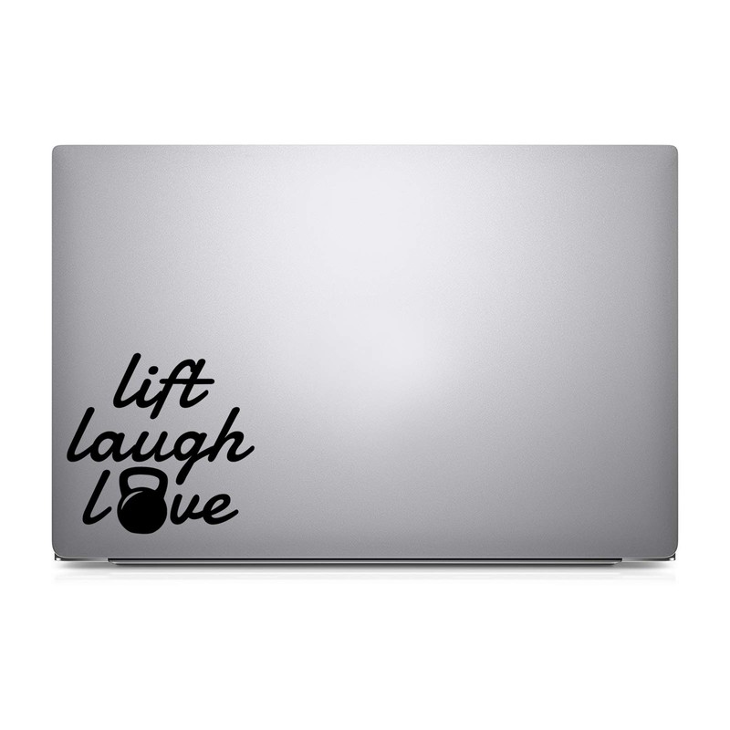 Bargain Max Decals Lift Laugh Love Decal Notebook Car Laptop