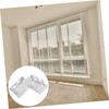 ULTECHNOVO 6Pcs Low Profile Blinds Brackets Window Blinds Headrail Holder