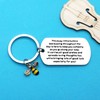 Ximalun Bee Gifts for Women Men Bee Keyring Honey Bee
