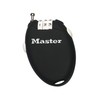 Master Lock 4603JADBLK Wire Lock, Dial Password Setting, Retract, Bicycle
