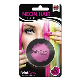 PaintGlow, Neon UV Hair Chalk, Pink, 3.5g
