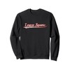 Logan Square Vintage Varsity Distressed Throwback Style Sweatshirt
