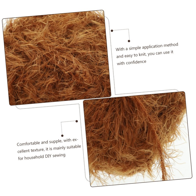 DOITOOL 1roll Soft Chenille Yarn for Crocheting and Knitting Comfortable
