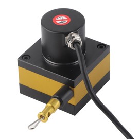 Incremental Cable Encoder 38mm Draw Wire Encoder 10-3000mm Range DC8-24V Efficient Linear Displacement Measurement Device for Various Environments for Cylinders Testing Machines