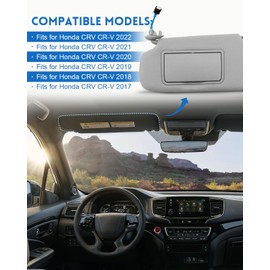 Driver Side Sun Visor Fit for Honda CRV CR-V 2017 2018 2019 2020 2021 2022 Replace 83280-TLA-A12ZB, Gray