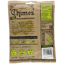 Chimes Ginger Chews, Original, 5 Ounce (Pack of 1)