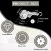 4 Pieces Blind Wand Tilter Control Wand for 1 Inch