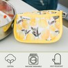 Heat Resistant Designer Pot Holders with Hand Pockets and Hanging