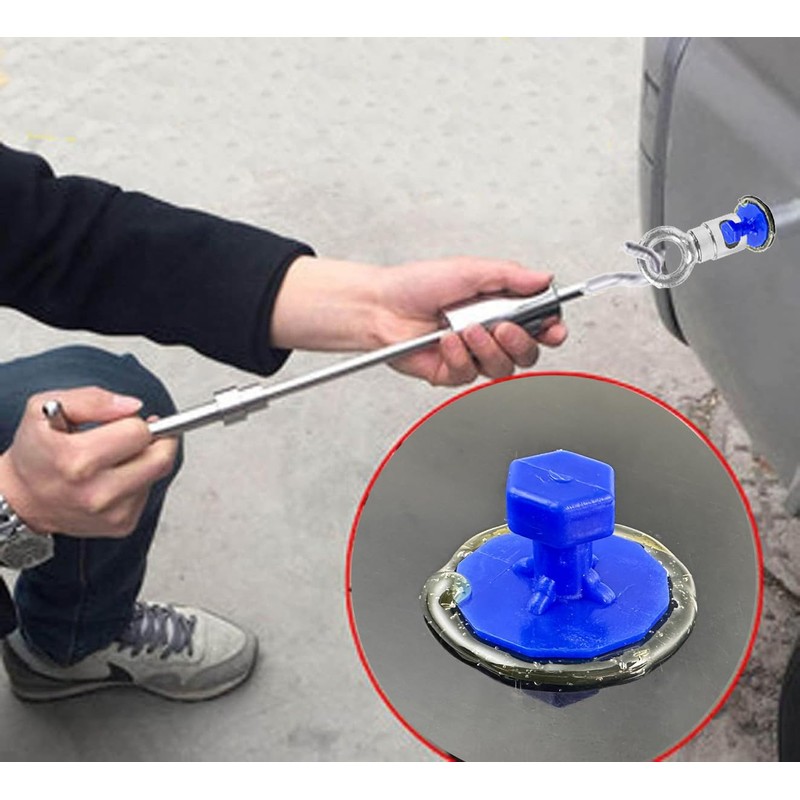 Hyamass 19Pcs Dent Removal Tools, Car Dent Puller Glue Puller