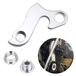Aluminum Alloy Bike Rear Derailleur Hanger, Rear Gear Hange Rear Derailleur Hanger Transmission Tail Hook, Rear Gear Mech Derailleur Hanger Hook Dropout Frame for Most Bikes