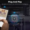 yksiahfi Bluetooth 5.3 Car Adapter Enhanced Dual Mics ENC Noise
