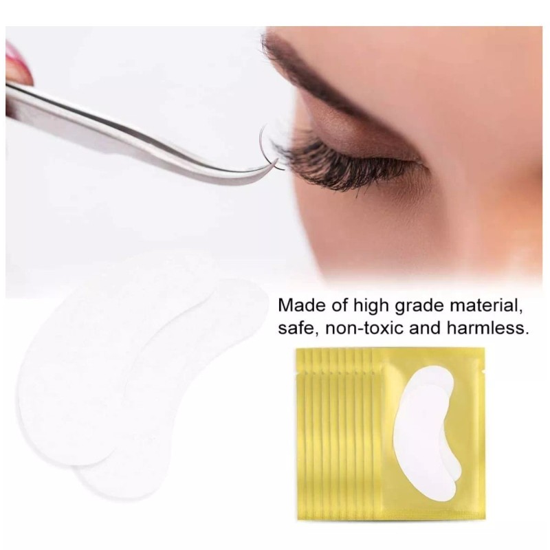 Clicmania 50 Pares Parches Colageno Para Pestañas Mink Postizas 1x1