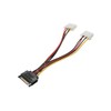 axGear SATA Power 15 pin to Dual 4-pin Molex Conncetor
