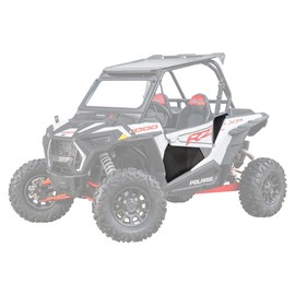 TUSK Aluminum Lower Door Inserts Black for Polaris RZR S 900 2015-2020