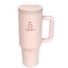Dipsa 40 Oz Insulated Matte Tumbler with Handle and Straw