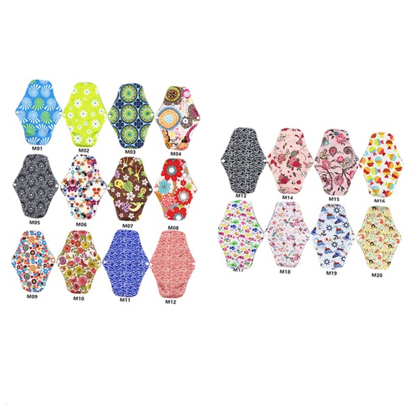 LALAFINA Portable Foldable Washable Sanitary Napkin for Postpartum Period Bamboo