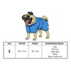 Mutt and Bailey Dog Drying Coat – Microfibre Towel Robe