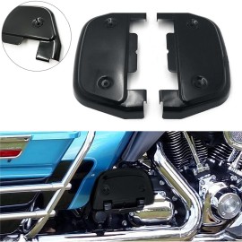 Unbranded US Black Passenger Footboard Floorboard Cover for Harley Dyna Softail Road Glide