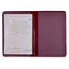 orgaexpert Car Licence Protective Case Bordeaux 2 Compartments 120 x