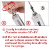 Unbranded Baby Bird Feeding Syringe Feeding Tubes for Birds Parrot