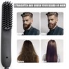 ​​BenRich Beard Straightener for Men, Professional Heated Straightening Comb with