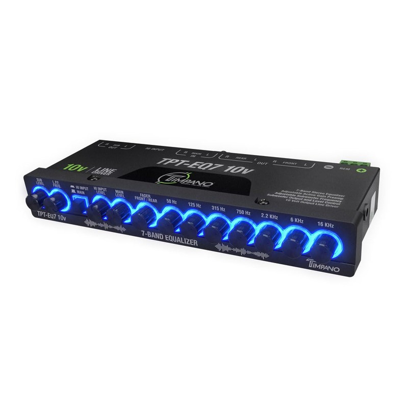 Timpano 7 band equalizer TPT-EQ7 10V High Voltage Line Driver