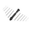 HALJIA 10 Pieces Twist Drill Bits Hand Woodworking Drill Precision