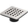 GURU USA Evo Lite Plus Square Stainless Steel Shower Drain