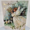 Lang One LANG Linen Gold Foil Christmas Card ANGEL OF
