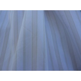 Rachel Ashwell Shabby Chic Gray/Metal Green Stripe 100% Cotton Fabric 108" Wide