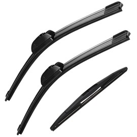 Wenyant 3 Windshield Wiper Blades Compatible with Honda Odyssey 2005-2019 2020 2021 2022 Front Rear Wipers Original Equipment Automotive Replacement Set - 26"/22"/16"(Set of 3)