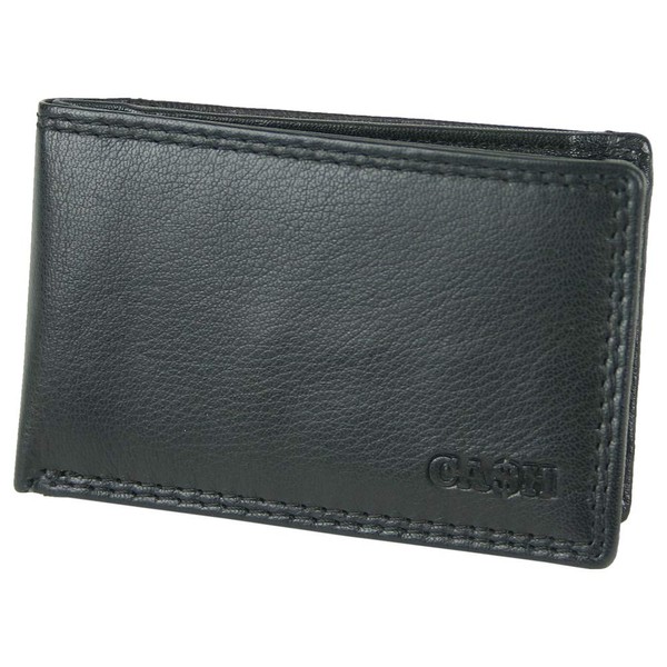 CA$H - Men's Wallet Landscape Format - Genuine Leather Wallet,