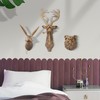 UITWMKTG 5 Pack Animal Head Wall Decor Gold Wall Sculpture