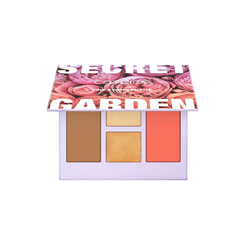Catrice Secret Garden Face & Cheek Palette, Highlighter Palette, No.
