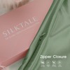 SILKTALE 19 Momme 100% Mulberry Silk Pillowcase for Hair and