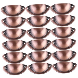 Mipcase 18pcs Vintage Pull Knob Drawer Pulls Drawer Knobs Semicircle Pull Handle Semicircle Door Knob