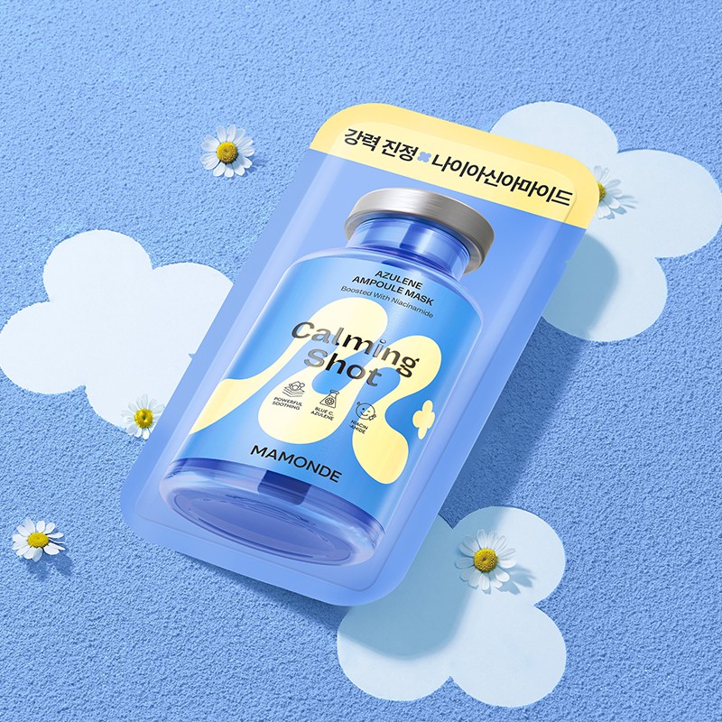 Mamonde [마몽드][10+10] 카밍 샷 아줄렌 앰플 마스크팩 [Mamonde][10+10] Calming Shot