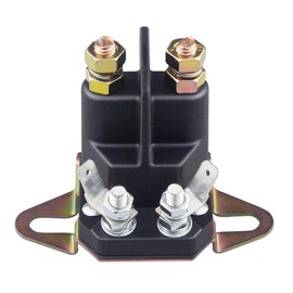 amavoler 117-1197 Starter Solenoid 12V 4-Terminal Aftermarket Replacement Parts Fit for Exmark Lawn Boy Toro Z Mower 1-513075 104-3189 117-1197 212655 28-4210 47-1910, Lawn Mower Solenoid.