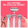 joy Razors for Women, 1 Handle, 8 Razor Blade Refills,