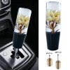 Real Flower 1Pcs Universal JDM Racing Clear Crystal Real Flowers