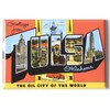 Greetings from Tulsa Oklahoma Fridge Magnet (1.75 x 2.75 inches)