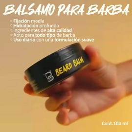 Cera Hidratante Para Barberia Level 3 Beard Balm 100 Ml