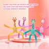 4Pcs Giraffe Tube Toy Telescopic Suction Cup Tube Giraffe Toy