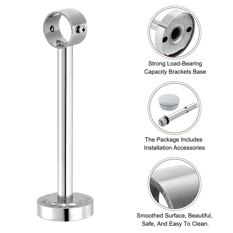 sourcing map 2 Set 9.84inch Ceiling Mount Bracket Fit 1.26inch