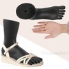 Framendino, 2 Pack Black Mannequin Foot Display Holder Stand for