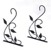 2pcs Hanging Plant Bracket Heavy Duty Rust Resistant Durable Iron