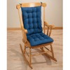 Miles Kimball Rocker Chair Pad Set, Blue, Polyester Fill, Furniture